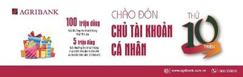 Agribank - Chào đón chủ tài khoản cá nhân thứ 10 triệu ảnh 1